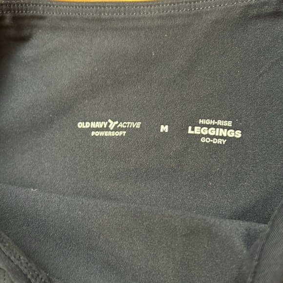 Old Navy High-Rise Jogger Leggings Size Medium navy - Picture 3 of 6